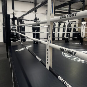 Seilcover für einen Boxring mit dem eigenen Logo direkt vom Hersteller
