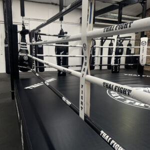 Seilcover für einen Boxring mit dem eigenen Logo direkt vom Hersteller