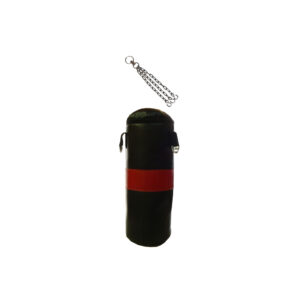 Kinder Boxsack, schwarzrot, Kunstleder, gefüllt, 60x25cm - 1.jpg