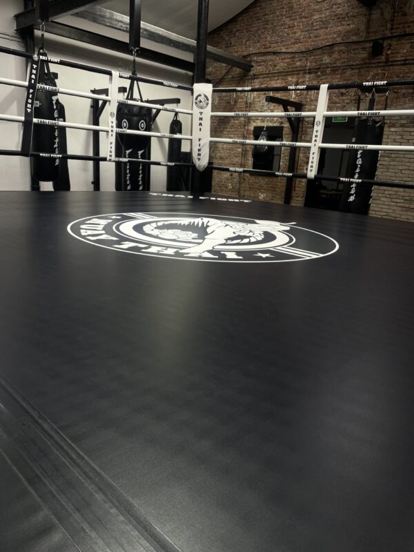 Logo auf dem Boxring Canvas machen