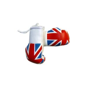 Mini Boxhandschuhe, weiß, Großbritannien Flagge - 1.jpg